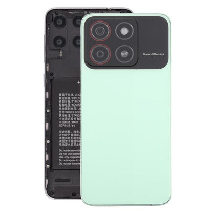 For ZTE Blade A35 Z2453 Battery Back Cover with Camera Lens Cover, For ZTE Blade A35(with Middle Frame) - ORIWHIZ
