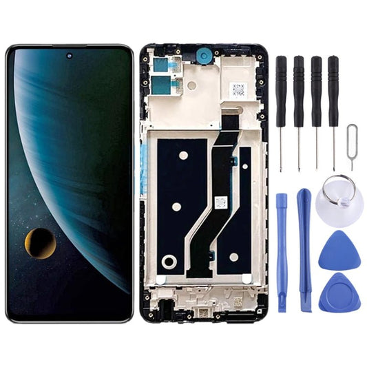 For ZTE Blade V30 9030 A9030 LCD Screen Digitizer Full Assembly with Frame, For ZTE Blade V30 9030 A9030 - ORIWHIZ