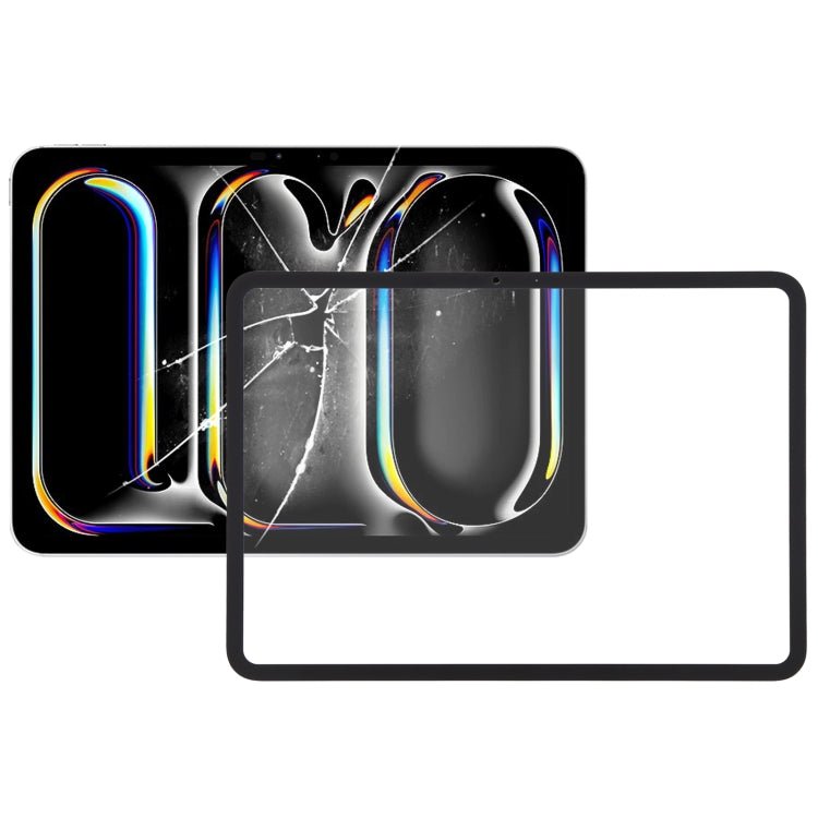 Front Screen Outer Glass Lens with OCA Optically Clear Adhesive, For iPad Air 13 2024 A2903 A2904 A2898, For iPad Air 11 2024 A2899 A2900 A2902, For iPad Pro 11 2024 A2836 A2837 A3006 - ORIWHIZ