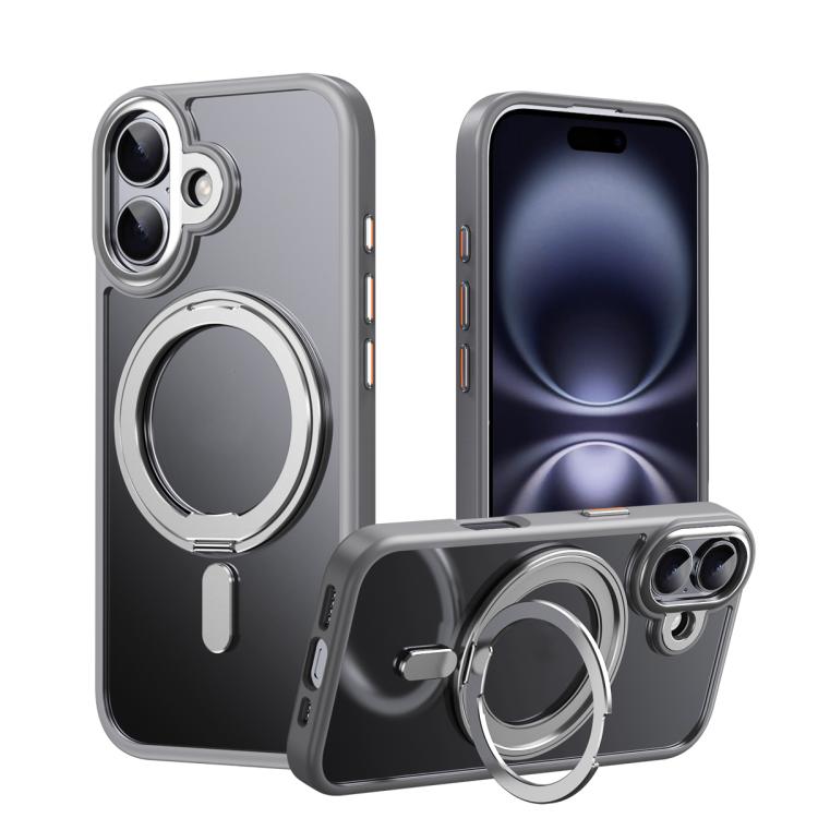 Frosted 360 Degree MagSafe Magnetic Holder Phone Case, For iPhone 17 Pro Max, For iPhone 17 Pro, For iPhone 17, For iPhone 17 Air, For iPhone 16e - ORIWHIZApple AccessoriesiPhone 17 Pro MaxiPhone 17 Pro Max Cases