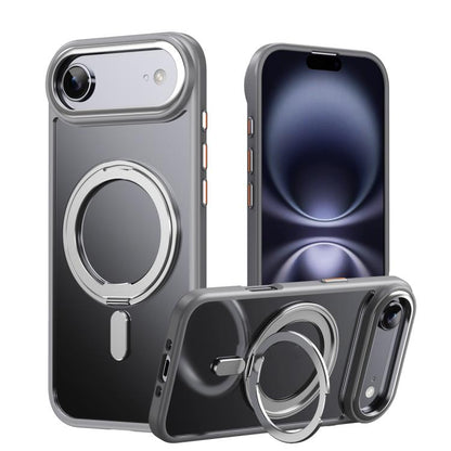 Frosted 360 Degree MagSafe Magnetic Holder Phone Case, For iPhone 17 Pro Max, For iPhone 17 Pro, For iPhone 17, For iPhone 17 Air, For iPhone 16e - ORIWHIZApple AccessoriesiPhone 17 Pro MaxiPhone 17 Pro Max Cases