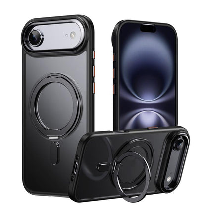 Frosted 360 Degree MagSafe Magnetic Holder Phone Case, For iPhone 17 Pro Max, For iPhone 17 Pro, For iPhone 17, For iPhone 17 Air, For iPhone 16e - ORIWHIZApple AccessoriesiPhone 17 Pro MaxiPhone 17 Pro Max Cases