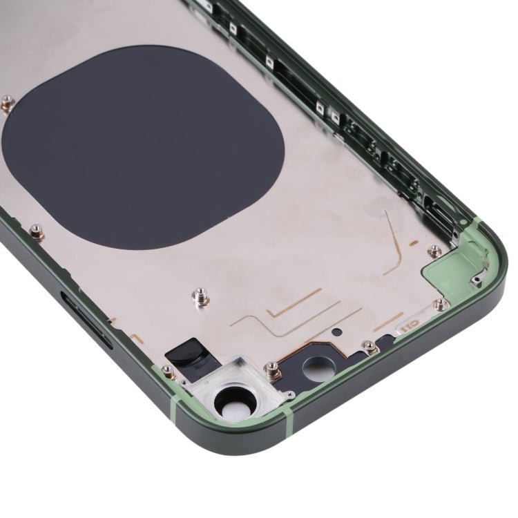 Frosted Frame Back Housing Cover with Appearance Imitation of iP13 Pro for iPhone XR, for iPhone XR(Frosted Steel Material,Green) - ORIWHIZ