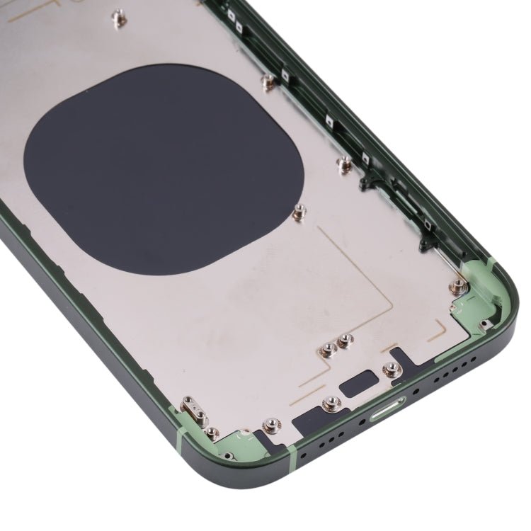 Frosted Frame Back Housing Cover with Appearance Imitation of iP13 Pro for iPhone XR, for iPhone XR(Frosted Steel Material,Green) - ORIWHIZ