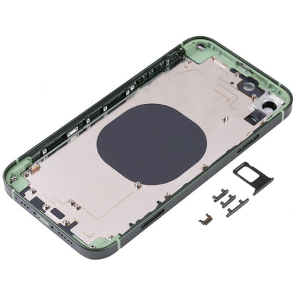 Frosted Frame Back Housing Cover with Appearance Imitation of iP13 Pro for iPhone XR, for iPhone XR(Frosted Steel Material,Green) - ORIWHIZ