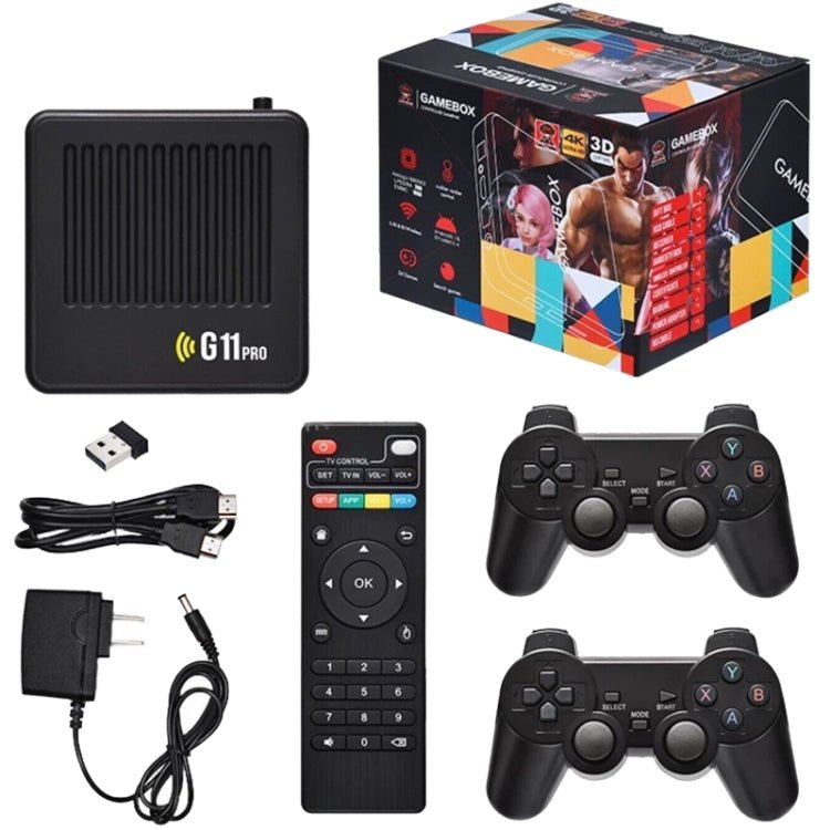 G11 PRO Game Machine TV Box Dual System HDMI HD 4K Retro Arcade, 64G 30,000+ Games, 128G 40,000+ Games, 256G 60,000+ Games, 64G+Charging Handle, 128G+Charging Handle, 256G+Charging Handle - ORIWHIZPocket ConsolePocket Console & AccessoriesToys & Hobbies