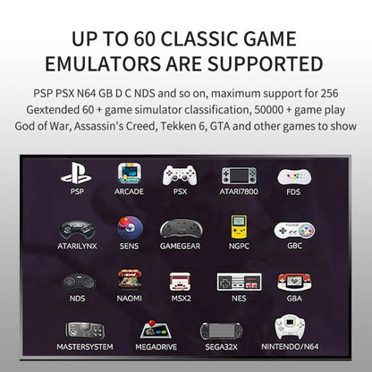 G11 PRO Game Machine TV Box Dual System HDMI HD 4K Retro Arcade, 64G 30,000+ Games, 128G 40,000+ Games, 256G 60,000+ Games, 64G+Charging Handle, 128G+Charging Handle, 256G+Charging Handle - ORIWHIZPocket ConsolePocket Console & AccessoriesToys & Hobbies