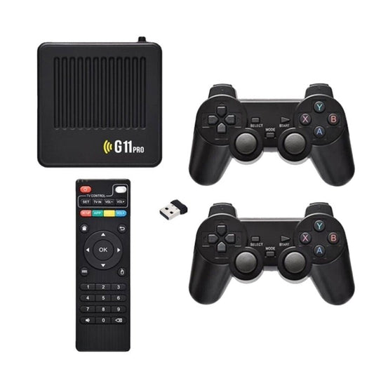 G11 PRO Game Machine TV Box Dual System HDMI HD 4K Retro Arcade, 64G 30,000+ Games, 128G 40,000+ Games, 256G 60,000+ Games, 64G+Charging Handle, 128G+Charging Handle, 256G+Charging Handle - ORIWHIZPocket ConsolePocket Console & AccessoriesToys & Hobbies