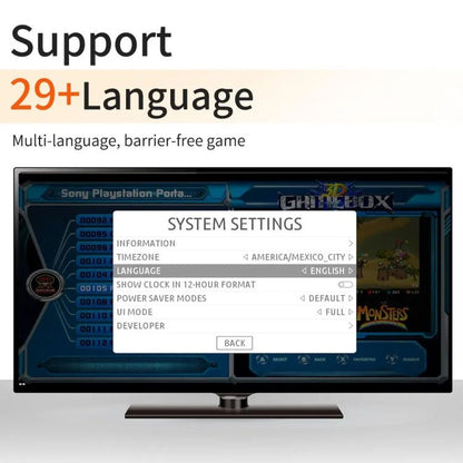 G11 PRO Game Machine TV Box Dual System HDMI HD 4K Retro Arcade, 64G 30,000+ Games, 128G 40,000+ Games, 256G 60,000+ Games, 64G+Charging Handle, 128G+Charging Handle, 256G+Charging Handle - ORIWHIZPocket ConsolePocket Console & AccessoriesToys & Hobbies