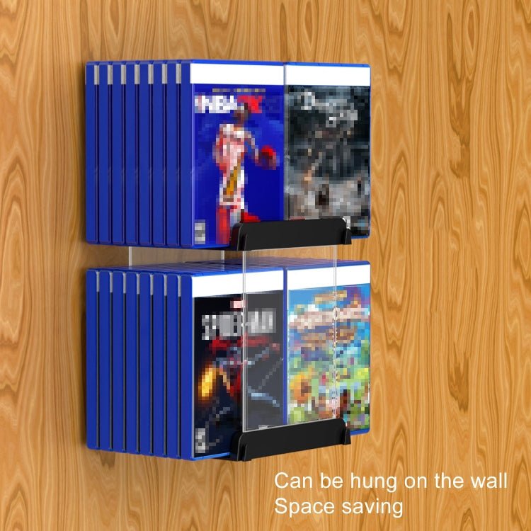 Game Card CD Disk Storage Bracket Wall Mounted Storage CD Case, 32 sheets - ORIWHIZSony AccessoriesSony Accessories HolderToys & Hobbies