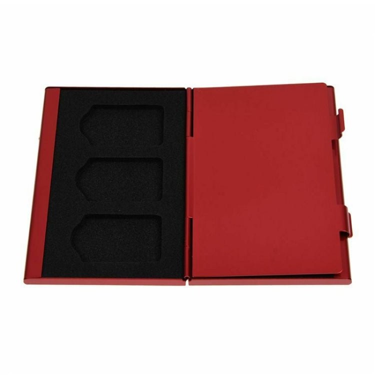 Game Card Storage Aluminum Alloy Organizer Pack For Nintendo Switch, Red, Blue, Black, Silver Gray - ORIWHIZNintendo AccessoriesNintendo Accessories BagsToys & Hobbies