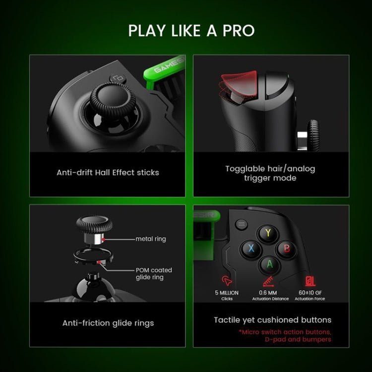 GameSir X4 Aileron Bluetooth Wireless Gamepad Game Controller for Cloud Gaming Xbox - ORIWHIZApple AccessoriesController GamepadGameSir