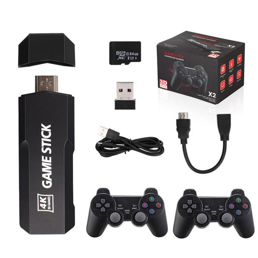 GD10 2.4G Wireless 4K HD TV Game Console PSP Game Box, Without Memory Card, 32G Built - in 15,000 Games, 64G Built - in 30,000 Games, 128G Built - in 40,000 Games - ORIWHIZPocket ConsolePocket Console & AccessoriesToys & Hobbies