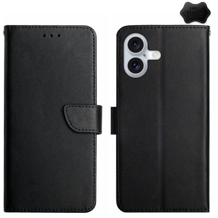 Genuine Leather Fingerprint - proof Flip Phone Case, For iPhone 16 Pro Max, For iPhone 16 Pro, For iPhone 16 Plus, For iPhone 16, iPhone 16e, For iPhone 15 Pro Max, For iPhone 15 Pro, For iPhone 15 Plus, For iPhone 15 - ORIWHIZApple AccessoriesiPhone 16 Pro MaxiPhone 16 Pro Max Cases
