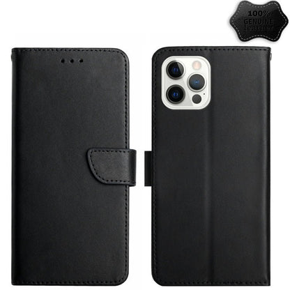 Genuine Leather Fingerprint - proof Flip Phone Case, For iPhone 16 Pro Max, For iPhone 16 Pro, For iPhone 16 Plus, For iPhone 16, iPhone 16e, For iPhone 15 Pro Max, For iPhone 15 Pro, For iPhone 15 Plus, For iPhone 15 - ORIWHIZApple AccessoriesiPhone 16 Pro MaxiPhone 16 Pro Max Cases