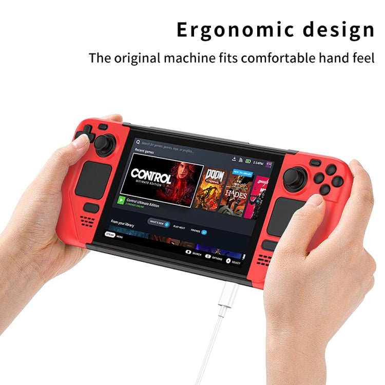 GKK For Steam Deck Color Contrast Anti - fall Game Console Case, GKK Case(Black), GKK Case(Red), GKK Case(Blue) - ORIWHIZGKKSteam Deck AccessoriesSteam Deck Accessories Cover Case