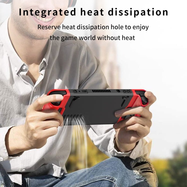 GKK For Steam Deck Color Contrast Anti - fall Game Console Case, GKK Case(Black), GKK Case(Red), GKK Case(Blue) - ORIWHIZGKKSteam Deck AccessoriesSteam Deck Accessories Cover Case