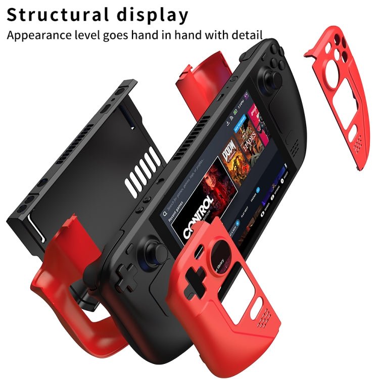 GKK For Steam Deck Color Contrast Anti - fall Game Console Case, GKK Case(Black), GKK Case(Red), GKK Case(Blue) - ORIWHIZGKKSteam Deck AccessoriesSteam Deck Accessories Cover Case