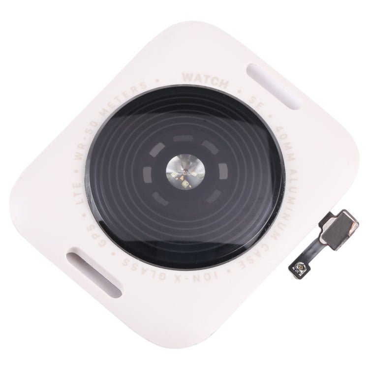 Glass Back Cover With Wireless Charging Coil For Apple Watch Series SE 2022 40mm GPS Edition(Starlight Color), For Watch Series SE 2022 40mm GPS - ORIWHIZ