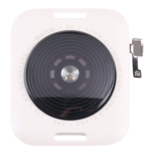 Glass Back Cover With Wireless Charging Coil For Apple Watch Series SE 2022 40mm GPS Edition(Starlight Color), For Watch Series SE 2022 40mm GPS - ORIWHIZ