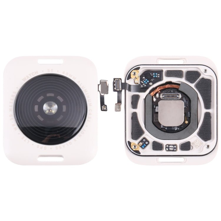 Glass Back Cover With Wireless Charging Coil For Apple Watch Series SE 2022 40mm GPS Edition(Starlight Color), For Watch Series SE 2022 40mm GPS - ORIWHIZ