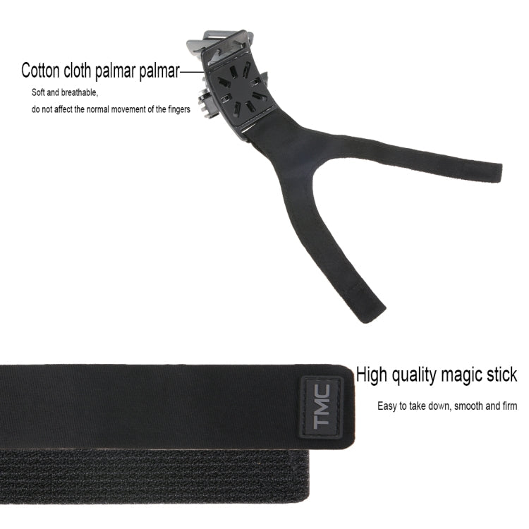 GP278 3 in 1 Hand Wrist Arm Leg Straps 360 - degree Rotation Mount for GoPro, Insta360, DJI and Other Action Cameras, GP278 - ORIWHIZDJI & Insta360 AccessoriesUniversal Chest & Head BeltWrist & Neck Strap