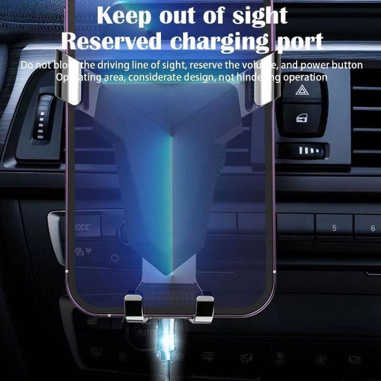 Gravity Navigation Car Air Outlet Triangular Mobile Phone Holder - ORIWHIZ