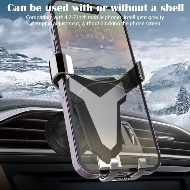 Gravity Navigation Car Air Outlet Triangular Mobile Phone Holder - ORIWHIZ