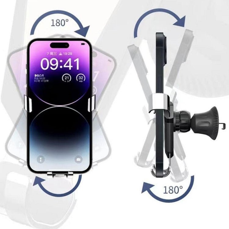 Gravity Navigation Car Air Outlet Triangular Mobile Phone Holder - ORIWHIZ