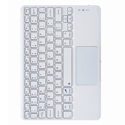 H - 102C Touch Bluetooth Keyboard Leather Case with Rear Three - fold Holder, For iPad 10.2 2020 & 2019 / Pro 10.5 inch - ORIWHIZApple AccessoriesiPad KeyboardiPad Keyboard Universal