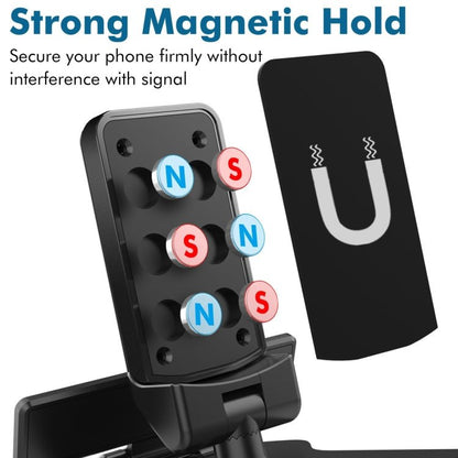 H - 144B Universal Car Phone Holder Magnetic Stop Sign Holder Mobile Phone Interior Decoration Accessories, H - 144B - ORIWHIZ