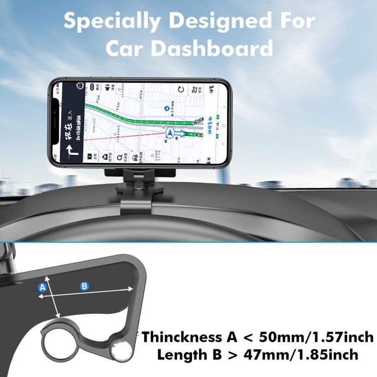 H - 144B Universal Car Phone Holder Magnetic Stop Sign Holder Mobile Phone Interior Decoration Accessories, H - 144B - ORIWHIZ
