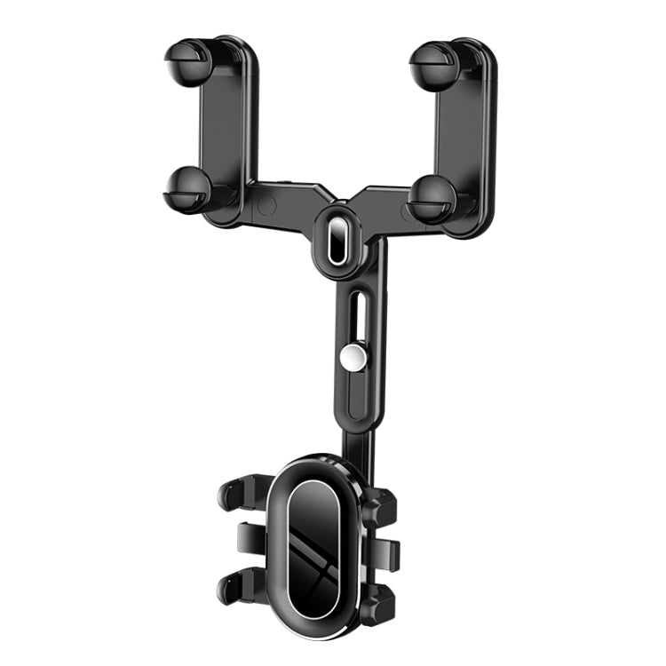 H03 Car Rearview Mirror Mobile Phone Holder 360 Rotation Foldable, H03 - ORIWHIZ