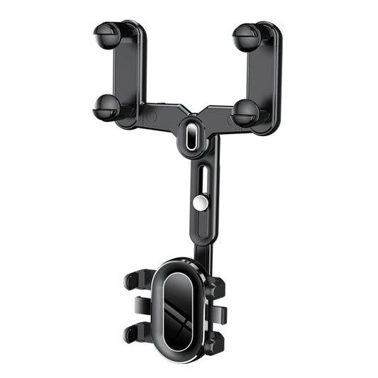 H03 Car Rearview Mirror Mobile Phone Holder 360 Rotation Foldable, H03 - ORIWHIZ