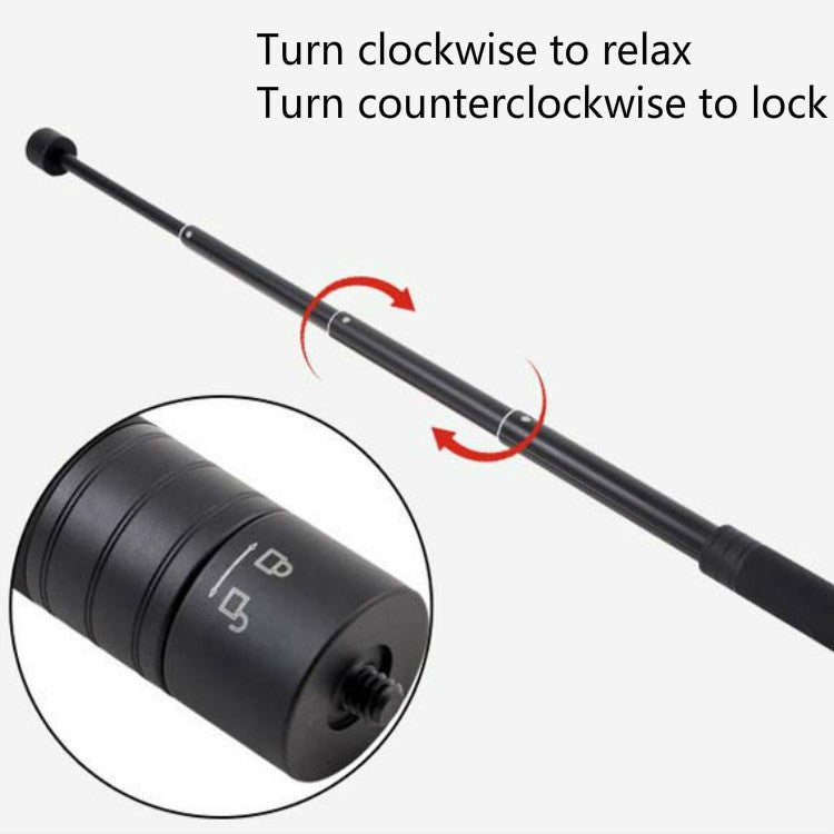 Handheld Three - axis Gimbal Stabilizer GoPro Selfie Stick Extension Length : 19cm - 73cm, Length: 19cm - 73cm - ORIWHIZDJI & Insta360 AccessoriesExtendable PoleUniversal Grip Tripod