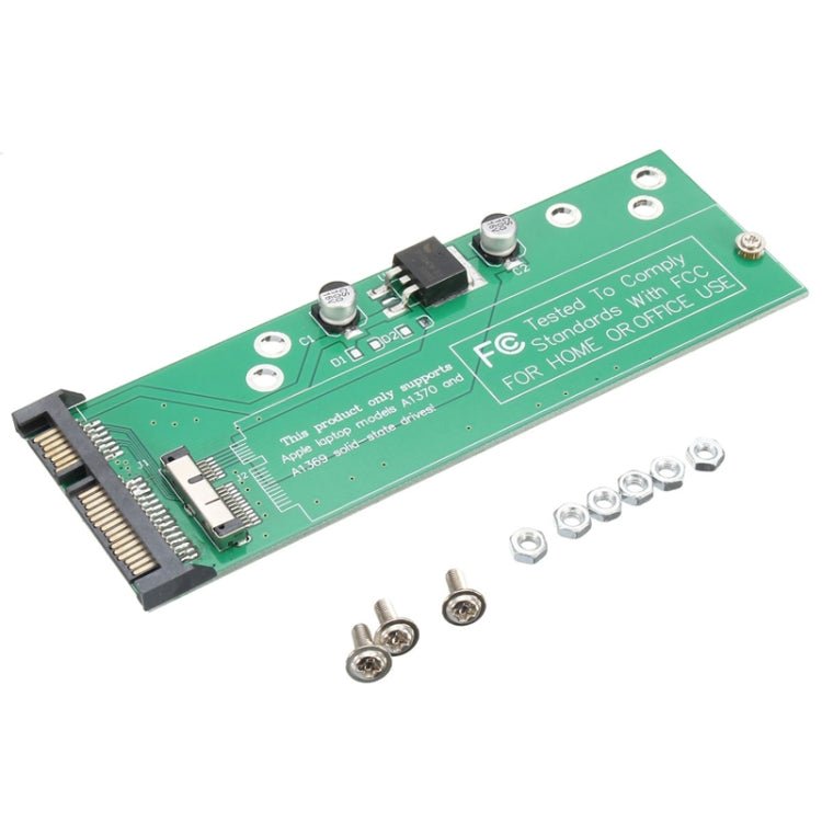 Hard Disk Drive Adapter 12 + 6 - pin To SATA 22 - Pin SSD Adapter Converter Card for Apple MacBook Air 2010 2011, HDD To SATA SSD - ORIWHIZ