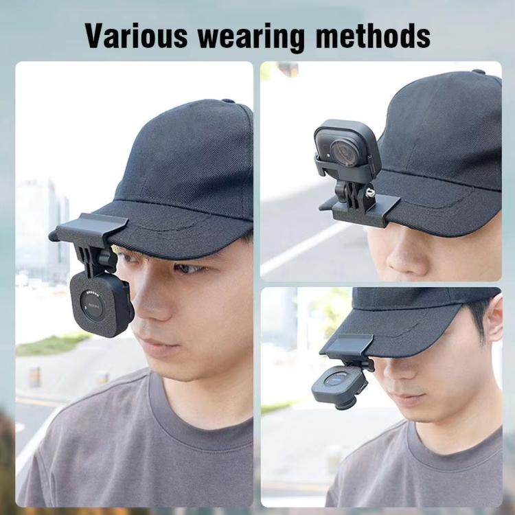 Hat Mount For Insta360 GO Ultra POV Cap Clip For Hands - Free First Person Shooting, Cap Clip - ORIWHIZDJI & Insta360 AccessoriesInsta360 GO SeriesMounts