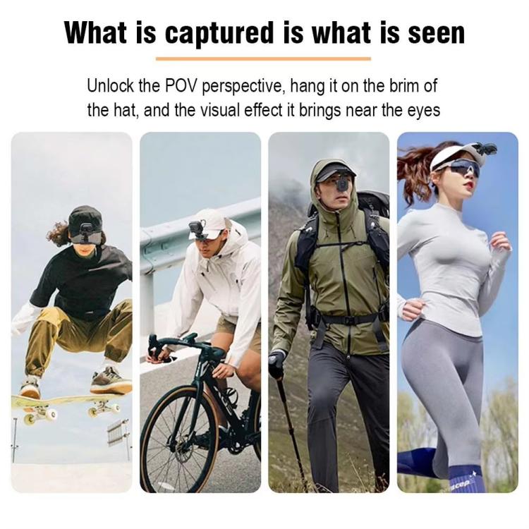 Hat Mount For Insta360 GO Ultra POV Cap Clip For Hands - Free First Person Shooting, Cap Clip - ORIWHIZDJI & Insta360 AccessoriesInsta360 GO SeriesMounts