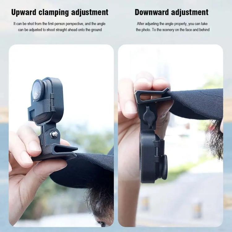Hat Mount For Insta360 GO Ultra POV Cap Clip For Hands - Free First Person Shooting, Cap Clip - ORIWHIZDJI & Insta360 AccessoriesInsta360 GO SeriesMounts