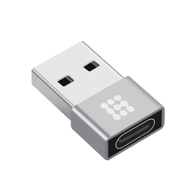 HAWEEL USB - C / Type - C Female to USB 2.0 Male Aluminum Alloy Adapter, Support Charging & Transmission Data, Type - C Adapter - ORIWHIZ