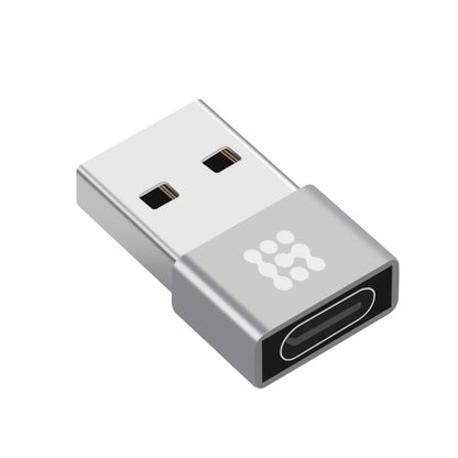 HAWEEL USB - C / Type - C Female to USB 2.0 Male Aluminum Alloy Adapter, Support Charging & Transmission Data, Type - C Adapter - ORIWHIZ