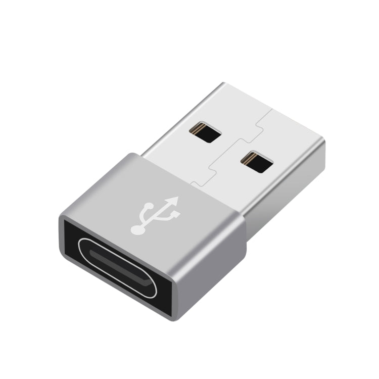 HAWEEL USB - C / Type - C Female to USB 2.0 Male Aluminum Alloy Adapter, Support Charging & Transmission Data, Type - C Adapter - ORIWHIZ