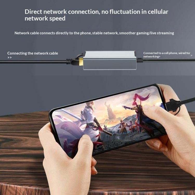 HC - 72S USB - C / USB - A to RJ45 Ethernet Adapter 100Mbps Network Converter, HC - 72S - ORIWHIZComputer & NetworkingHUB with Lan adapterUSB Hubs