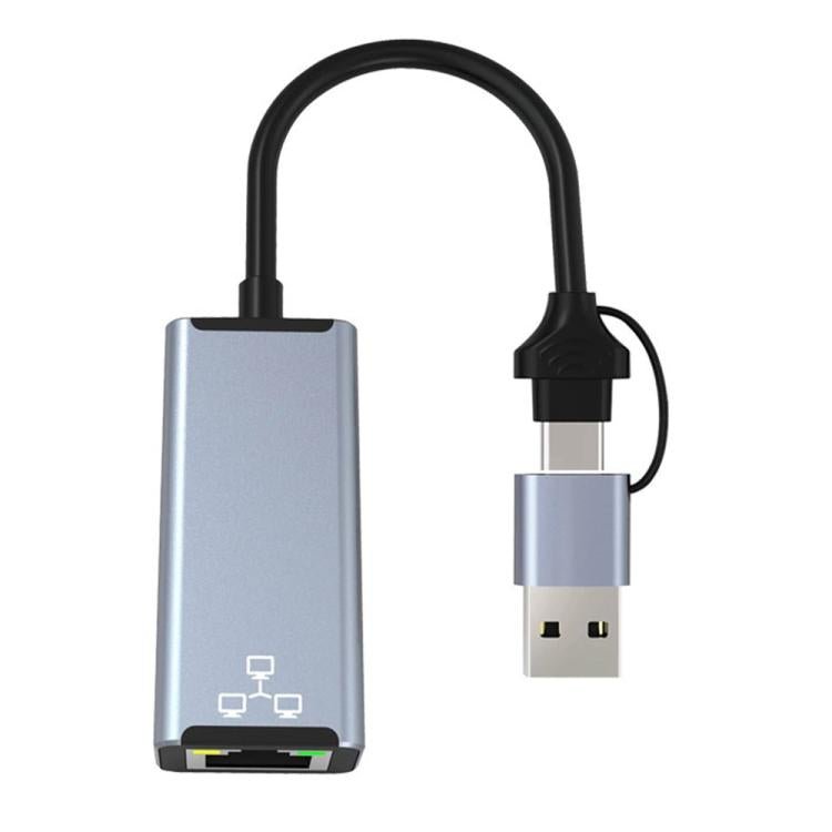 HC - 72S USB - C / USB - A to RJ45 Ethernet Adapter 100Mbps Network Converter, HC - 72S - ORIWHIZComputer & NetworkingHUB with Lan adapterUSB Hubs