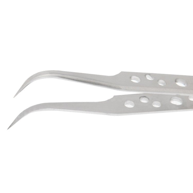 High - Hardness Anti - Magnetic Anti - Acid Steel Curved Tweezers, Curved Head - ORIWHIZ