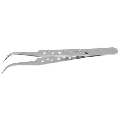 High - Hardness Anti - Magnetic Anti - Acid Steel Curved Tweezers, Curved Head - ORIWHIZ