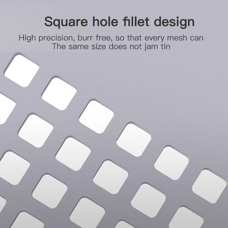 High Temperature 0.3/0.35/0.4/0.5 Pitch Square Hole Round Corner Multi - purpose Wire Mesh, Multifunctional Universal Net - ORIWHIZ