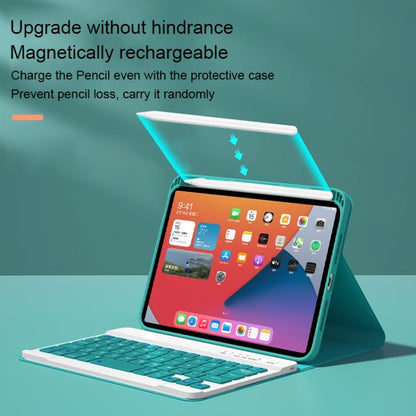 HK006 Square Keys Detachable Bluetooth Keyboard Leather Case with Holder for iPad mini 6, HK006 - ORIWHIZApple AccessoriesiPad KeyboardiPad Keyboard For iPad mini