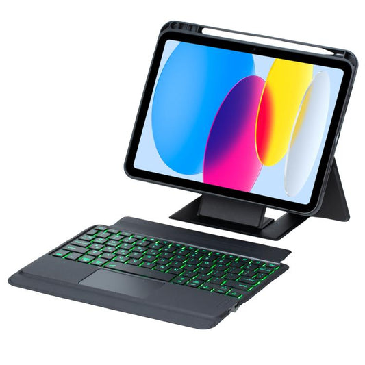 Holder Floating Detachable Backlight Keyboard Tablet Leather Case with Touchpad, For iPad 2025 / 2022, For iPad Air 11 2025 / 2024 / Air 5 / Air 4, For iPad Air 13 2025 / 2024 / iPad Pro 12.9, For iPad mini 2024 / mini 6, For iPad Pro 13 2024