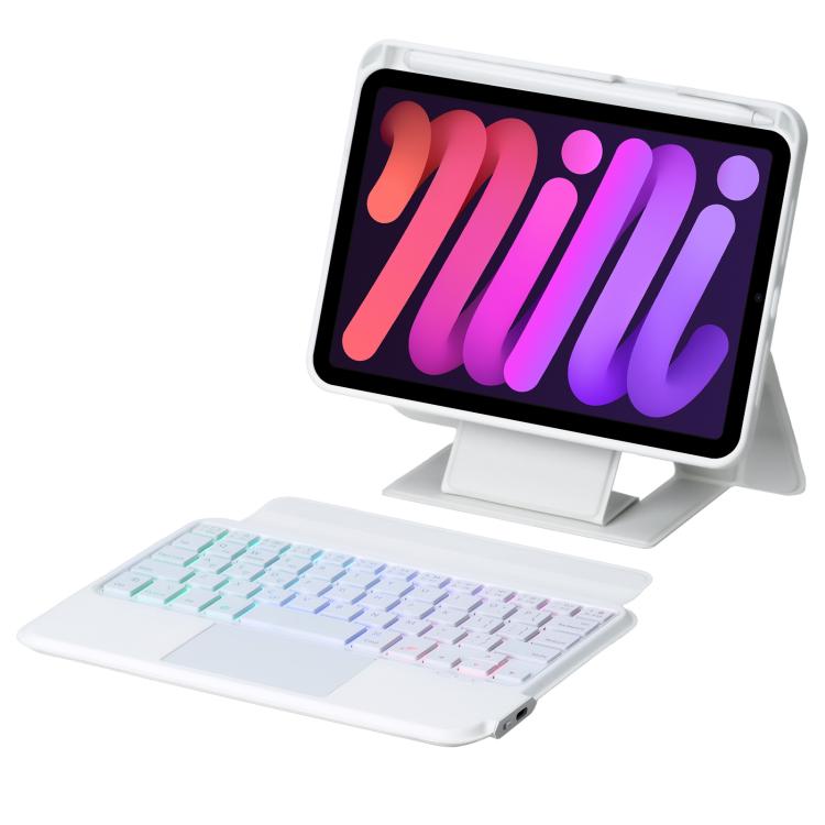 Holder Floating Detachable Backlight Keyboard Tablet Leather Case with Touchpad, For iPad 2025 / 2022, For iPad Air 11 2025 / 2024 / Air 5 / Air 4, For iPad Air 13 2025 / 2024 / iPad Pro 12.9, For iPad mini 2024 / mini 6, For iPad Pro 13 2024����������... - ORIWHIZApple AccessoriesiPad KeyboardiPad Keyboard Universal